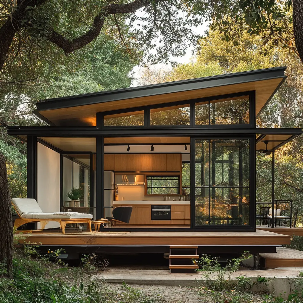 Modern ADU with sleek design and private patio in Irvine